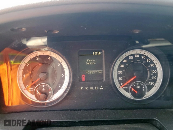 2013 Ram 1500 Tradesman with VIN 3C6JR6AP6DG519488, listed as a Copart auction lot 61599335 with 402,937 mi miles and Clean title. Bid and sale history available at DreamBid. Image 9.
