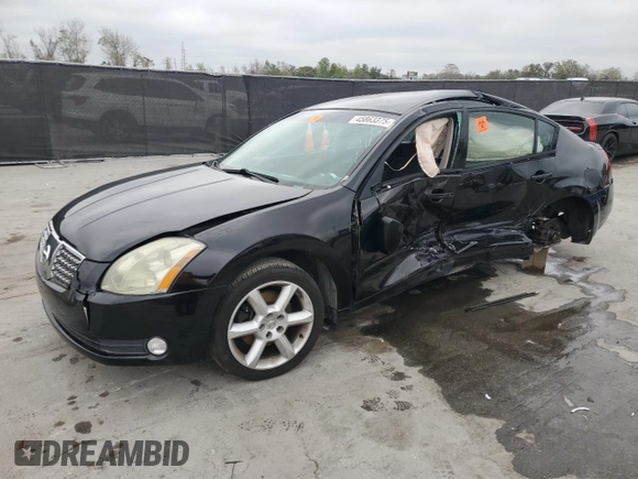 2005 Nissan Maxima 3.5 SL with VIN 1N4BA41E35C844505, listed as a Copart auction lot 45863375 with 0 mi miles and Non Repairable. Bid and sale history available at carsss.com. Image 1.