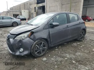 2016 Toyota Yaris L with VIN VNKKTUD30GA060285, listed as a Copart auction lot 48102435 with 122,339 mi miles and Salvage Title. Bid and sale history available at carsss.com. Image 1.