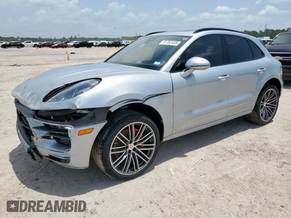 2020 Porsche Macan S with VIN WP1AB2A53LLB31591, listed as a Copart auction lot 61792435 with 54,964 mi miles and Salvage title. Bid and sale history available at DreamBid. Image 1.
