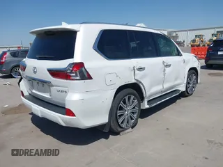 2017 Lexus LX with VIN JTJHY7AX4H4231114, listed as a IAAI auction lot 41855215 with 133,486 mi miles. Bid and sale history available at carsss.com. Image 4.