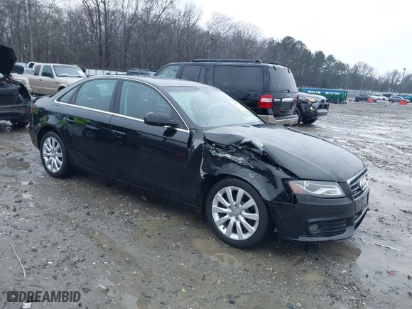 2011 Audi A4 2.0T Premium Plus with VIN WAUFFAFL0BN023040, listed as a IAAI auction lot 41428079 with 121,836 mi miles. Bid and sale history available at carsss.com. Image 1.