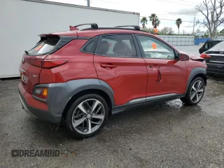 2021 Hyundai Kona Limited with VIN KM8K33A51MU731249, listed as a Copart auction lot 46894595 with 94,427 mi miles and Non Repairable. Bid and sale history available at carsss.com. Image 3.