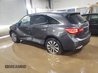 2014 Acura MDX Technology with VIN 5FRYD4H61EB028839, listed as a Copart auction lot 48285235 with 117,281 mi miles and Salvage title. Bid and sale history available at DreamBid. Image 2.
