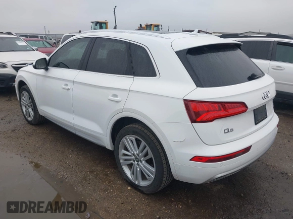 2018 Audi Q5 Premium Plus with VIN WA1BNAFY8J2006741, listed as a IAAI auction lot 40931932 with 84,088 mi miles and . Bid and sale history available at DreamBid. Image 3.