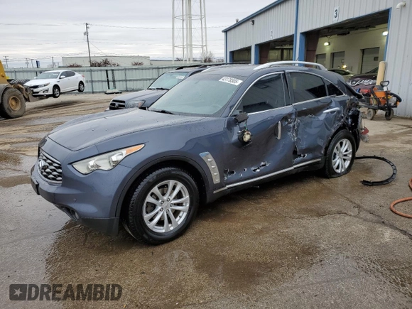 2011 Infiniti FX with VIN JN8AS1MW0BM730820, listed as a Copart auction lot 43178305 with 168,626 mi miles and Salvage Title. Bid and sale history available at DreamBid. Image 1.