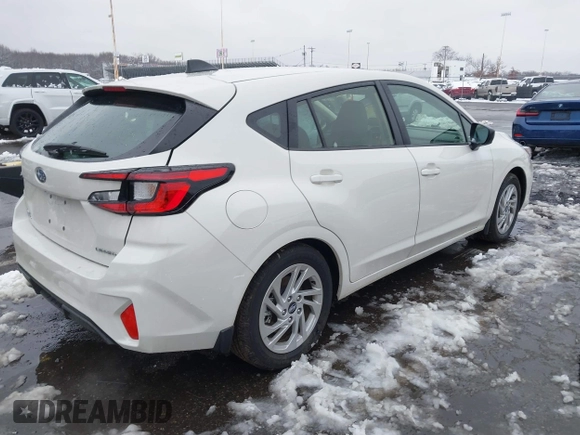 2024 Subaru Impreza with VIN JF1GUABC2R8320005, listed as a IAAI auction lot 41510119 with 14,113 mi miles and . Bid and sale history available at DreamBid. Image 4.