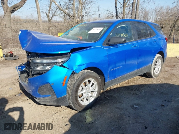 2024 Chevrolet Equinox LS with VIN 3GNAXHEG8RL149722, listed as a IAAI auction lot 41774500 with 81,070 mi miles and . Bid and sale history available at DreamBid. Image 17.