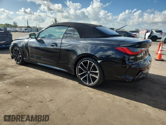 2023 BMW 4 Series 430i with VIN WBA23AT02PCL61138, listed as a Copart auction lot 67364435 with 18,698 mi miles and Salvage title. Bid and sale history available at DreamBid. Image 2.