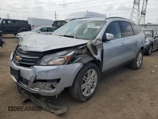2015 Chevrolet Traverse LT с VIN 1GNKRGKD7FJ143044, выставлен на аукционе Copart как лот 56946885 с пробегом 122 587 миль миль и Списание • Salvage title. История ставок и продаж доступна на DreamBid. Изображение 1.