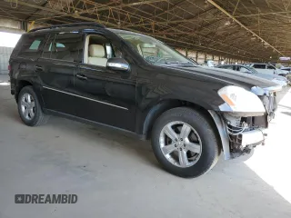 2007 Mercedes-Benz GL-Class with VIN 4JGBF71E47A156956, listed as a Copart auction lot 74045164 with 142,489 mi miles and Salvage Title. Bid and sale history available at carsss.com. Image 4.