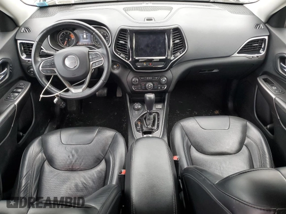 2019 Jeep Cherokee Limited with VIN 1C4PJMDX5KD282058, listed as a Copart auction lot 61359345 with 65,347 mi miles and Salvage title. Bid and sale history available at DreamBid. Image 8.