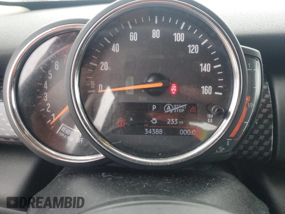 2019 MINI Hardtop 4 Door Cooper S with VIN WMWXU3C54K2H88834, listed as a Copart auction lot 62395595 with 34,388 mi miles and Salvage title. Bid and sale history available at DreamBid. Image 9.