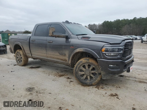 2022 Ram 2500 Laramie with VIN 3C6UR5FL7NG267832, listed as a Copart auction lot 45134075 with 26,755 mi miles and Salvage title. Bid and sale history available at DreamBid. Image 4.