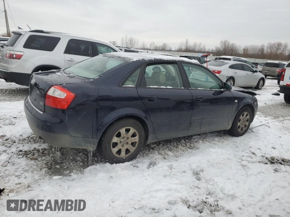 2002 Audi A4 1.8T с VIN WAULC68E62A175144, выставлен на аукционе Copart как лот 83342324 с пробегом 81 536 миль миль и Чистый • Clean title. История ставок и продаж доступна на DreamBid. Изображение 3.