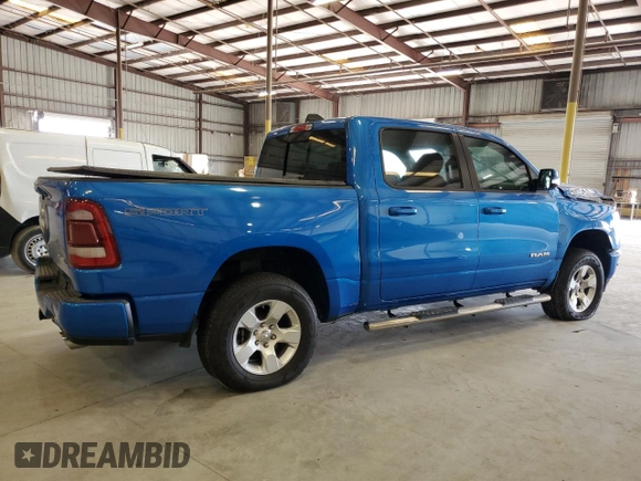 2020 Ram 1500 Big Horn with VIN 1C6SRFFT4LN345243, listed as a Copart auction lot 54349965 with 72,751 mi miles and Salvage Title. Bid and sale history available at carsss.com. Image 3.