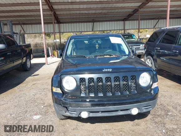 2017 Jeep Patriot Sport with VIN 1C4NJPBA7HD149107, listed as a IAAI auction lot 41465385 with 106,402 mi miles. Bid and sale history available at carsss.com. Image 12.