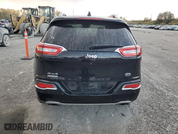 2018 Jeep Cherokee Overland with VIN 1C4PJMJX8JD562138, listed as a Copart auction lot 77249404 with 119,865 mi miles and Salvage Title. Bid and sale history available at carsss.com. Image 6.