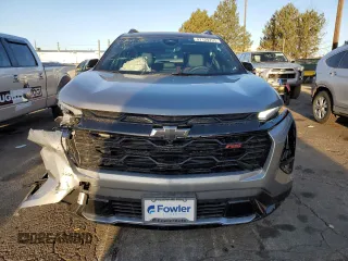 2025 Chevrolet Equinox AWD RS with VIN 3GNAXTEG2SL124579, listed as a Copart auction lot 47129755 with Not provided miles and Salvage title. Bid and sale history available at DreamBid. Image 5.