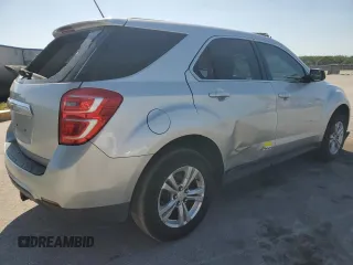 2017 Chevrolet Equinox LS with VIN 2GNALBEK5H1585117, listed as a Copart auction lot 51374395 with Not Provided miles and Salvage Title. Bid and sale history available at DreamBid. Image 3.