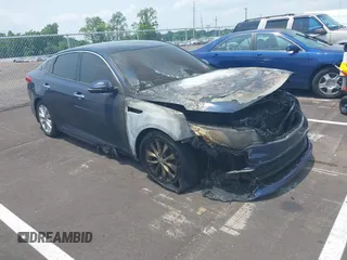 2017 Kia Optima EX with VIN 5XXGU4L38HG165420, listed as a IAAI auction lot 42389879 with Not provided miles and . Bid and sale history available at DreamBid. Image 1.