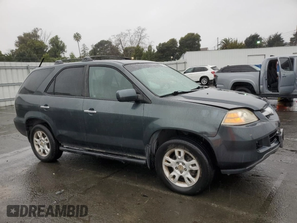 2004 Acura MDX Touring Pkg w/Navigation with VIN 2HNYD18844H524884, listed as a Copart auction lot 43446745 with 282,799 mi miles and Salvage Title. Bid and sale history available at carsss.com. Image 4.