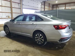 2024 Volkswagen Jetta S with VIN 3VW5M7BU2RM081318, listed as a Copart auction lot 63502205 with 27,240 mi miles and Clean title. Bid and sale history available at DreamBid. Image 2.