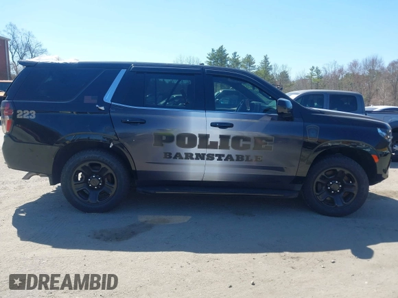 2023 Chevrolet Tahoe Commercial with VIN 1GNSKLED3PR430313, listed as a IAAI auction lot 42061257 with 22,824 mi miles and . Bid and sale history available at DreamBid. Image 13.