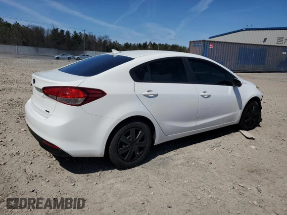 2017 Kia Forte LX with VIN 3KPFK4A70HE086274, listed as a Copart auction lot 53065645 with 127,926 mi miles and Non Repairable. Bid and sale history available at carsss.com. Image 3.