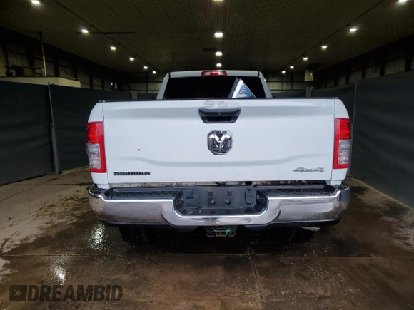 2023 Ram 2500 Big Horn with VIN 3C6UR5JL1PG632578, listed as a Copart auction lot 86005224 with 72,822 mi miles and Clean title. Bid and sale history available at DreamBid. Image 6.