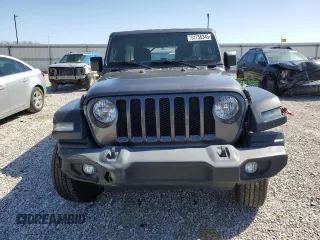 2020 Jeep Wrangler Unlimited Sport with VIN 1C4HJXDG6LW201614, listed as a Copart auction lot 51756345 with 56,346 mi miles and Salvage title. Bid and sale history available at DreamBid. Image 5.