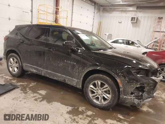 2020 Chevrolet Blazer LT with VIN 3GNKBCR42LS697671, listed as a IAAI auction lot 41641001 with 38,570 mi miles and . Bid and sale history available at DreamBid. Image 1.