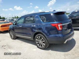 2016 Ford Explorer Platinum z VIN 1FM5K8HT8GGD13257, wystawiony jako Copart lot #64598475 z przebiegiem 95 499 mil mil oraz Szkoda całkowita • Salvage title. Historia ofert i sprzedaży dostępna na DreamBid. Obrazek 2.