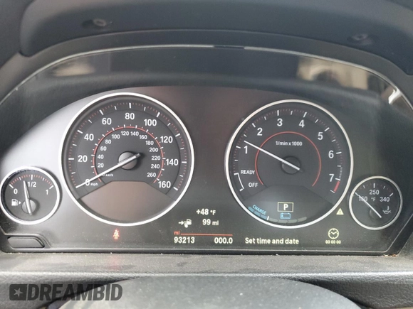 2017 BMW 3 Series 330e iPerformance with VIN WBA8E1C31HA030000, listed as a Copart auction lot 41706995 with 93,213 mi miles and Salvage Title. Bid and sale history available at carsss.com. Image 9.