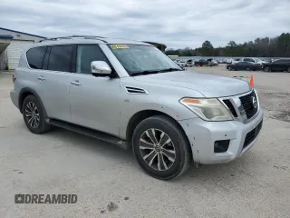 2017 Nissan Armada SL with VIN JN8AY2ND6H9007843, listed as a Copart auction lot 45537635 with 145,579 mi miles and Clean Title. Bid and sale history available at carsss.com. Image 4.