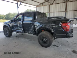 2024 Ford F-150 Raptor with VIN 1FTFW1RG7RFA04247, listed as a Copart auction lot 69034844 with 2,058 mi miles and Salvage Title. Bid and sale history available at DreamBid. Image 2.