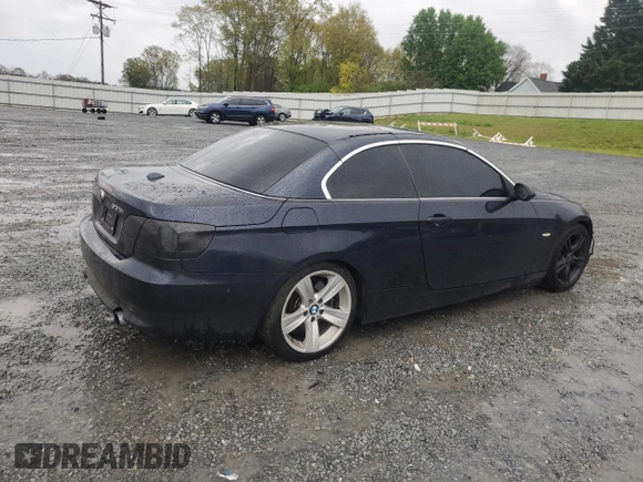 2008 BMW 3 Series 335i with VIN WBAWL73598P178135, listed as a Copart auction lot 50607165 with 121,091 mi miles and Salvage title. Bid and sale history available at DreamBid. Image 3.