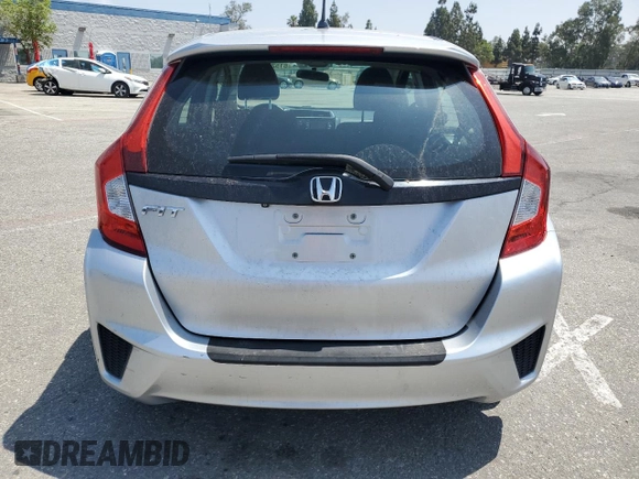 2015 Honda Fit LX with VIN 3HGGK5H55FM748370, listed as a Copart auction lot 61524455 with 87,235 mi miles and Salvage title. Bid and sale history available at DreamBid. Image 6.