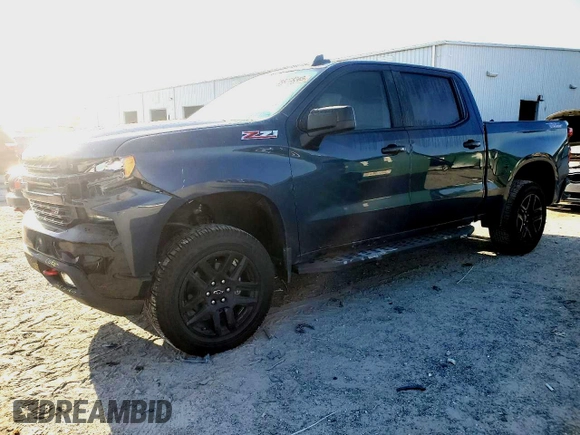 2021 Chevrolet Silverado 1500 LT Trail Boss with VIN 3GCPYFED1MG304039, listed as a Copart auction lot 53275365 with 47,271 mi miles and Salvage Title. Bid and sale history available at DreamBid. Image 1.