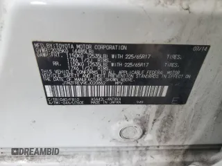 2014 Toyota RAV4 LE with VIN JTMZFREV9EJ020862, listed as a Copart auction lot 63983635 with 170,148 mi miles and Salvage title. Bid and sale history available at DreamBid. Image 14.