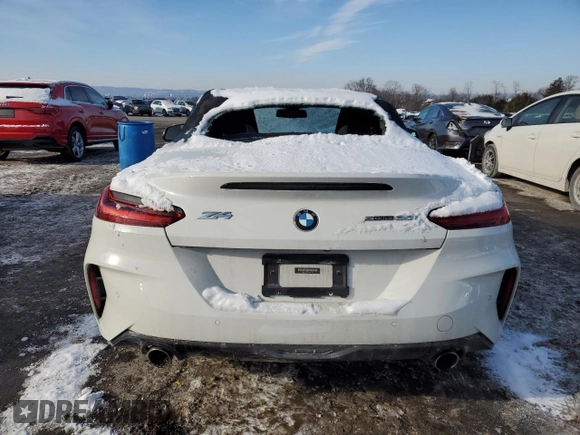 2020 BMW Z4 sDrive30i with VIN WBAHF3C05LWW81673, listed as a Copart auction lot 42257155 with 42,391 mi miles and Salvage Title. Bid and sale history available at carsss.com. Image 6.