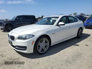 2014 BMW 5 Series 528i with VIN WBA5A5C51ED510345, listed as a Copart auction lot 48474095 with 91,515 mi miles and Salvage Title. Bid and sale history available at carsss.com. Image 1.