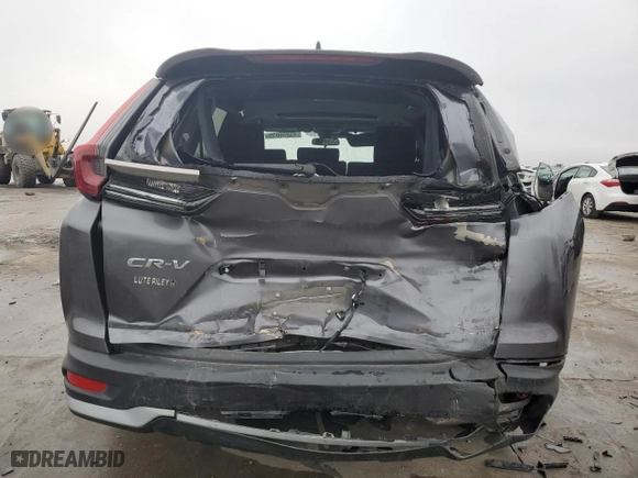 2021 Honda CR-V EX with VIN 2HKRW1H5XMH424869, listed as a Copart auction lot 43856035 with 0 mi miles and Salvage Title. Bid and sale history available at carsss.com. Image 6.