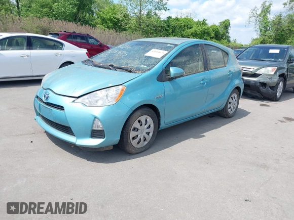 2014 Toyota Prius One with VIN JTDKDTB30E1077183, listed as a IAAI auction lot 42183675 with 92,560 mi miles and . Bid and sale history available at DreamBid. Image 17.