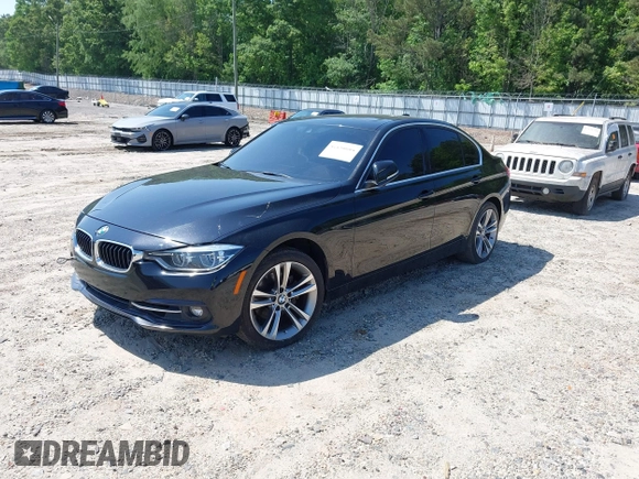2018 BMW 3 Series 330i with VIN WBA8B9G58JNV00184, listed as a IAAI auction lot 42136004 with 109,896 mi miles. Bid and sale history available at carsss.com. Image 16.