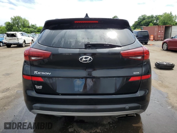 2020 Hyundai Tucson Ultimate with VIN KM8J3CALXLU280153, listed as a Copart auction lot 63006085 with 68,770 mi miles and Salvage title. Bid and sale history available at DreamBid. Image 6.