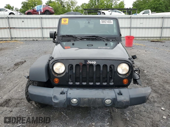 2012 Jeep Wrangler Unlimited Sport z VIN 1C4BJWDG9CL102626, wystawiony jako Copart lot #58421455 z przebiegiem 128 421 mil mil oraz Szkoda całkowita • Salvage title. Historia ofert i sprzedaży dostępna na DreamBid. Obrazek 5.