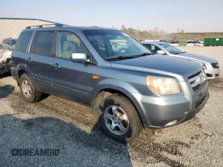 2007 Honda Pilot EX-L with VIN 2HKYF18567H534074, listed as a Copart auction lot 50892625 with 246,702 mi miles and Salvage Title. Bid and sale history available at carsss.com. Image 4.