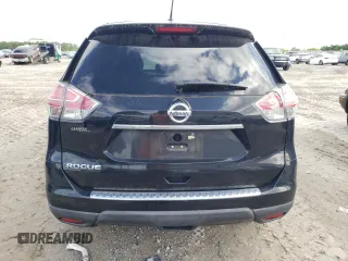 2016 Nissan Rogue S with VIN 5N1AT2MN7GC753882, listed as a Copart auction lot 52011605 with 109,565 mi miles and Salvage Title. Bid and sale history available at carsss.com. Image 6.