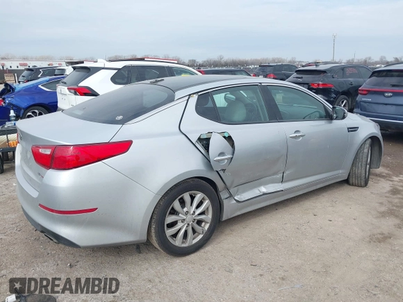 2015 Kia Optima EX with VIN 5XXGN4A7XFG471695, listed as a IAAI auction lot 41565164 with 79,625 mi miles. Bid and sale history available at carsss.com. Image 6.